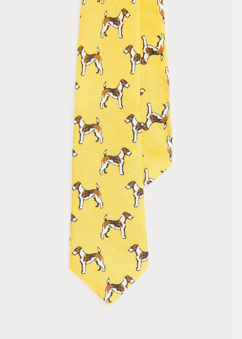 Corbata Ralph Lauren Niño 1.5-6 Años Terrier Linen Chile Amarillo UDCHP-4913